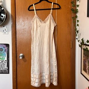 Silk Lace Slip Dress